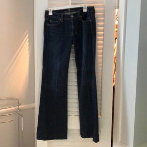 Seven wide bottom jeans